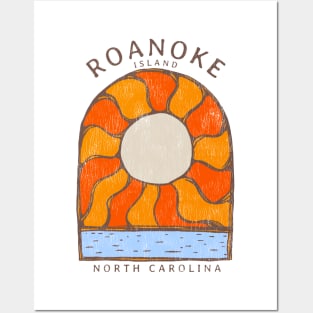 Roanoke Island, NC Summertime Vacationing Burning Sun Posters and Art